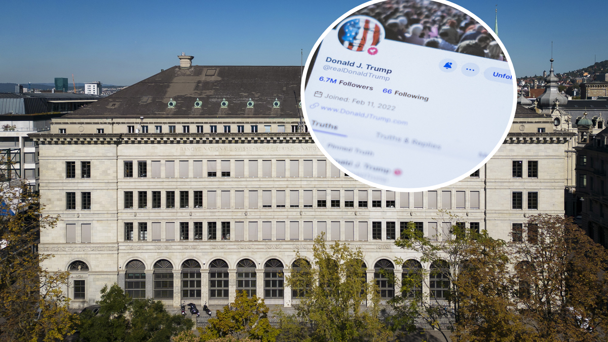Die Schweizerische Nationalbank (SNB) hält Aktien von Trumps Medienunternehmen, der Trump Media & Technology Group. Es steckt hinter Truth Social.