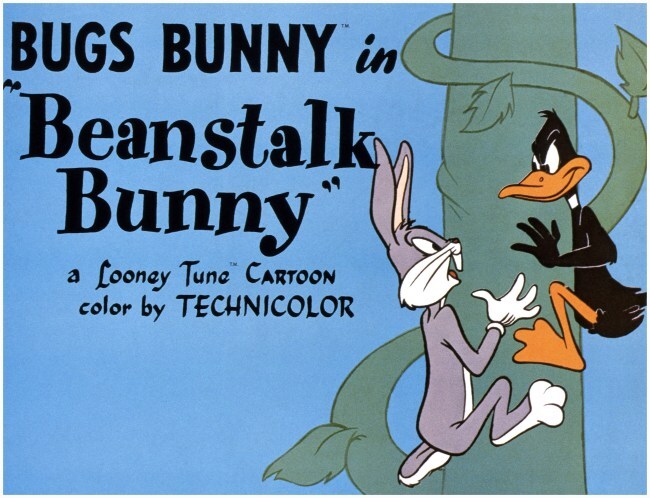 BEANSTALK BUNNY, from left: Bugs Bunny, Daffy Duck, 1955