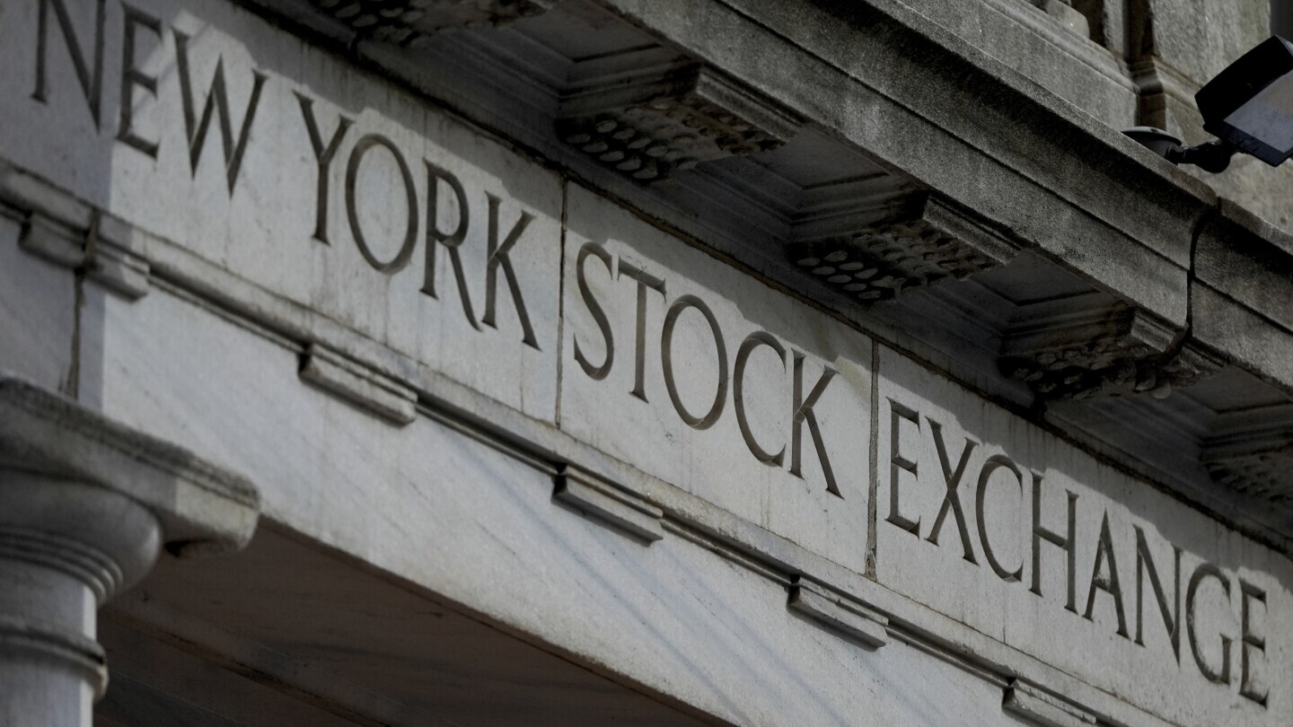 The New York Stock Exchange, Monday, Jan. 27, 2025, in New York. (AP Photo/Julia Demaree Nikhinson, File)