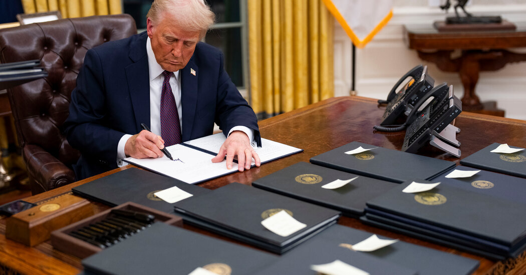President Trump signed numerous executive orders, including a delay of a deadline for banning TikTok, on the first day of his second term. 
