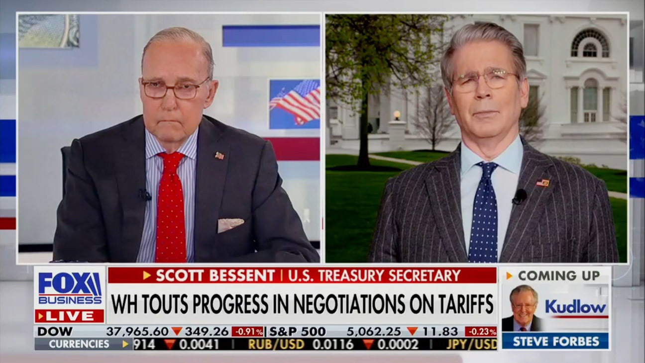 Larry Kudlow’s interview with Scott Bessent on Fox Business