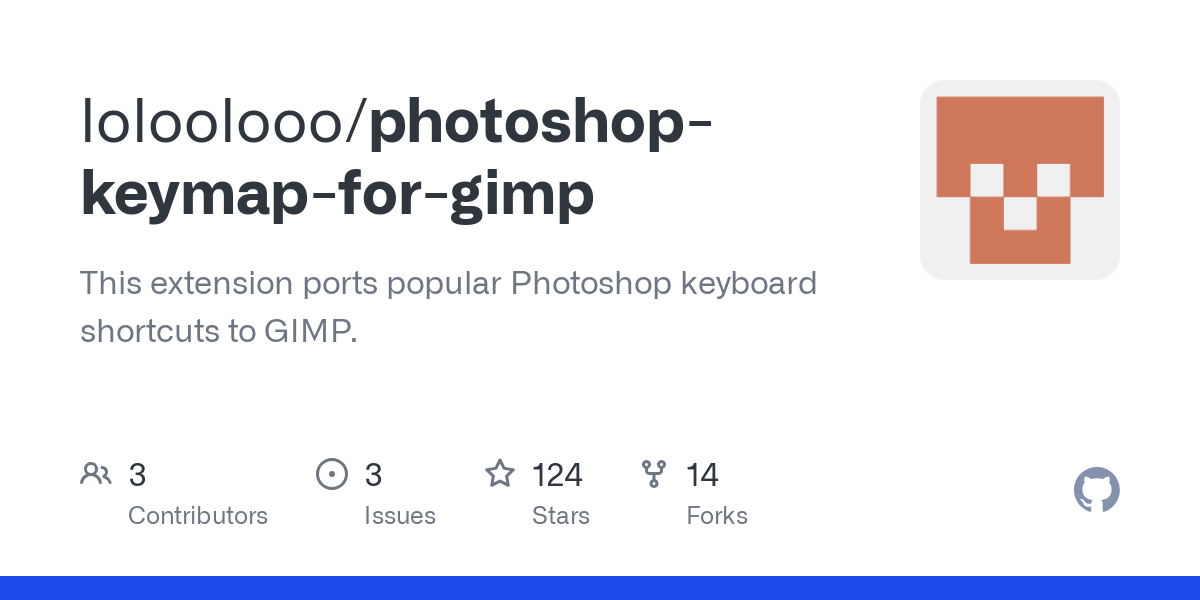 This extension ports popular Photoshop keyboard shortcuts to GIMP. - loloolooo/photoshop-keymap-for-gimp