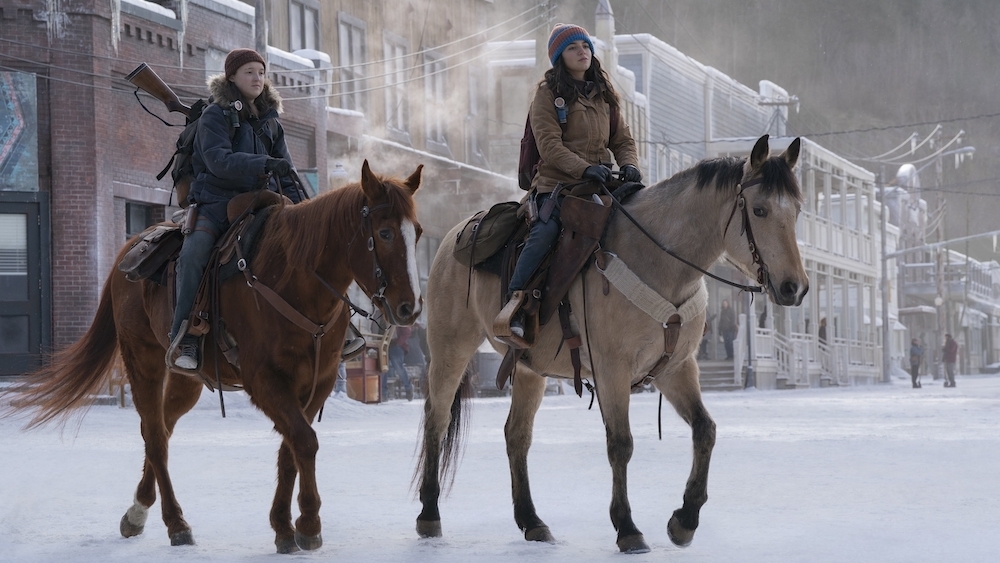 L-R: Bella Ramsey and Isabela Merced in 'The Last Of Us'