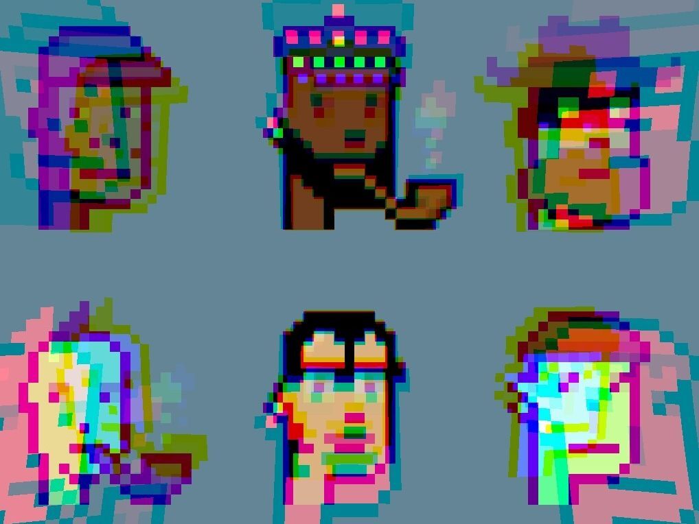 (CryptoPunks modified by CoinDesk)