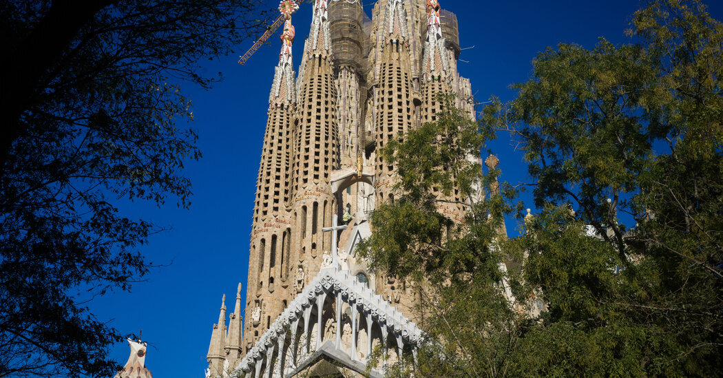 Construction of the Sagrada Familia began in 1882, and Antoni Gaudí took over the project a year later.