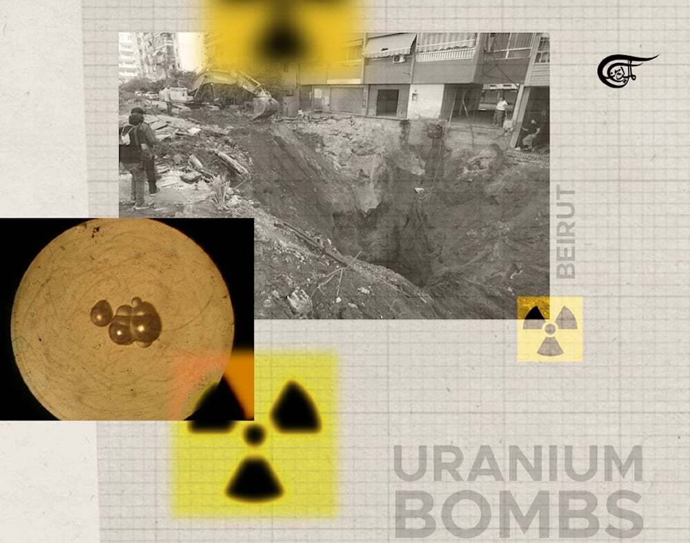 There is indeed a new weapon out there; enriched Uranium does not exist in nature: it is man-made. (Al Mayadeen English; Illustrated by Batoul Chamas)