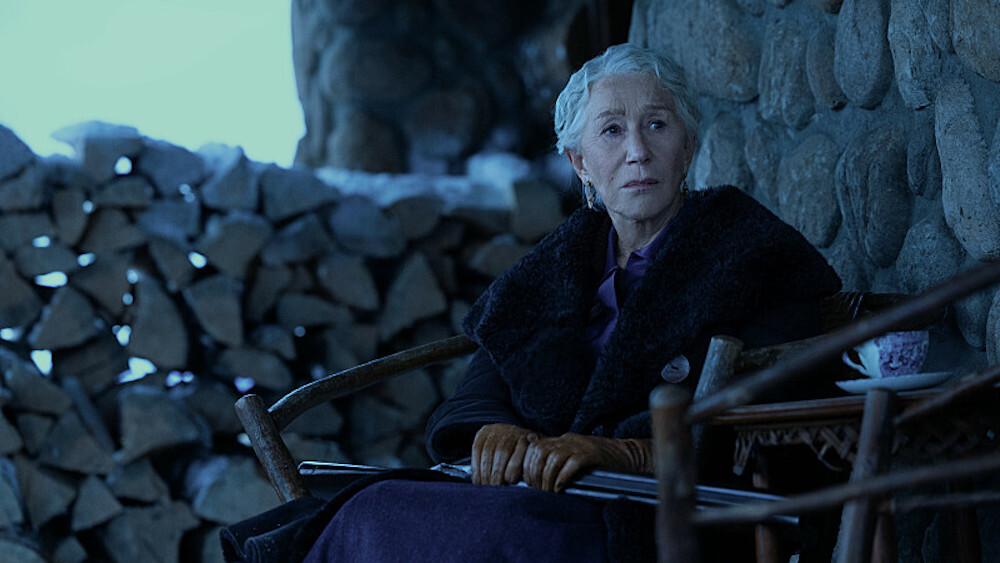 Helen Mirren as Cara in season 2, Episode 7 of 1923 streaming on Paramount+. Photo Credit: Trae Patton/ Paramount+