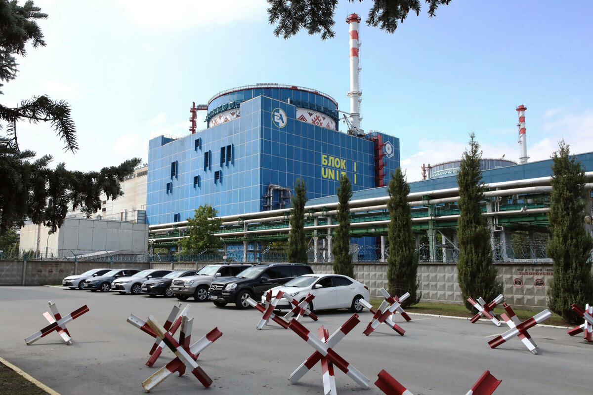 Das Atomkraftwerk Chmelnyzkyj in der Ukraine