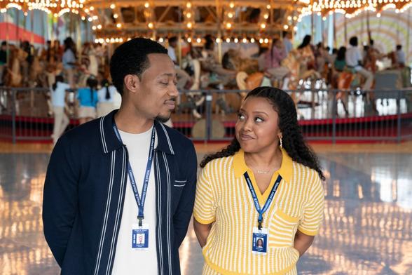 Tyler James Williams and Quinta Brunson in 'Abbott Elementary'