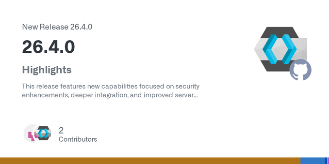 Highlights

This release features new capabilities focused on security enhancements, deeper integration, and improved server administration. The highlights of this release are:




Passkeys for sea...