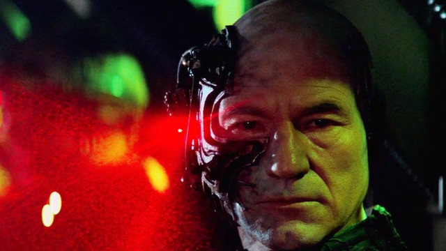 Captain Picard als Borg 
