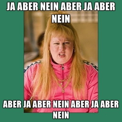 Aber ja aber nein meme von little britain